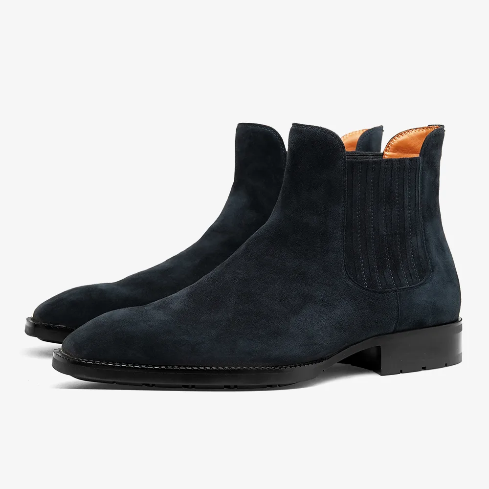 PATINASTAR Men’s Premium Suede Chelsea Boots Shoes