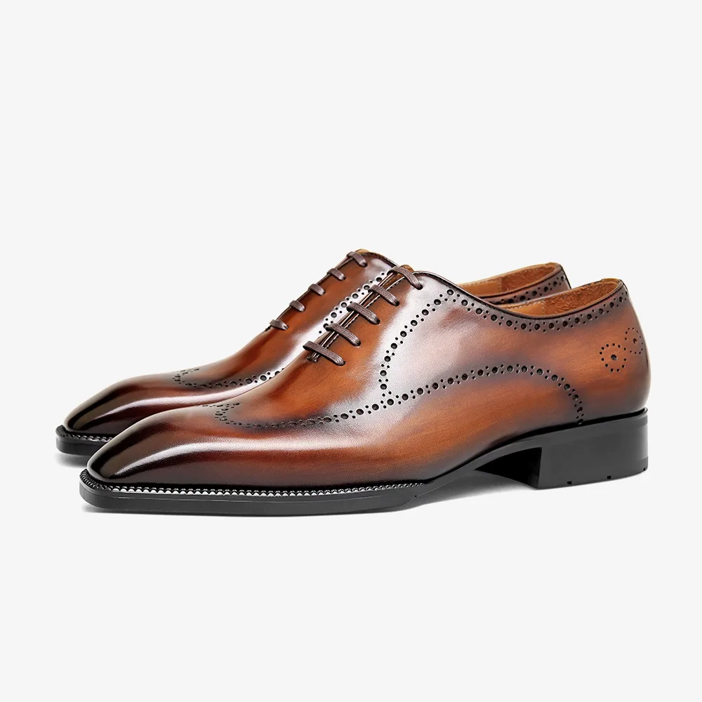 PATINASTAR Antique Brow Patina 0xford Shoes