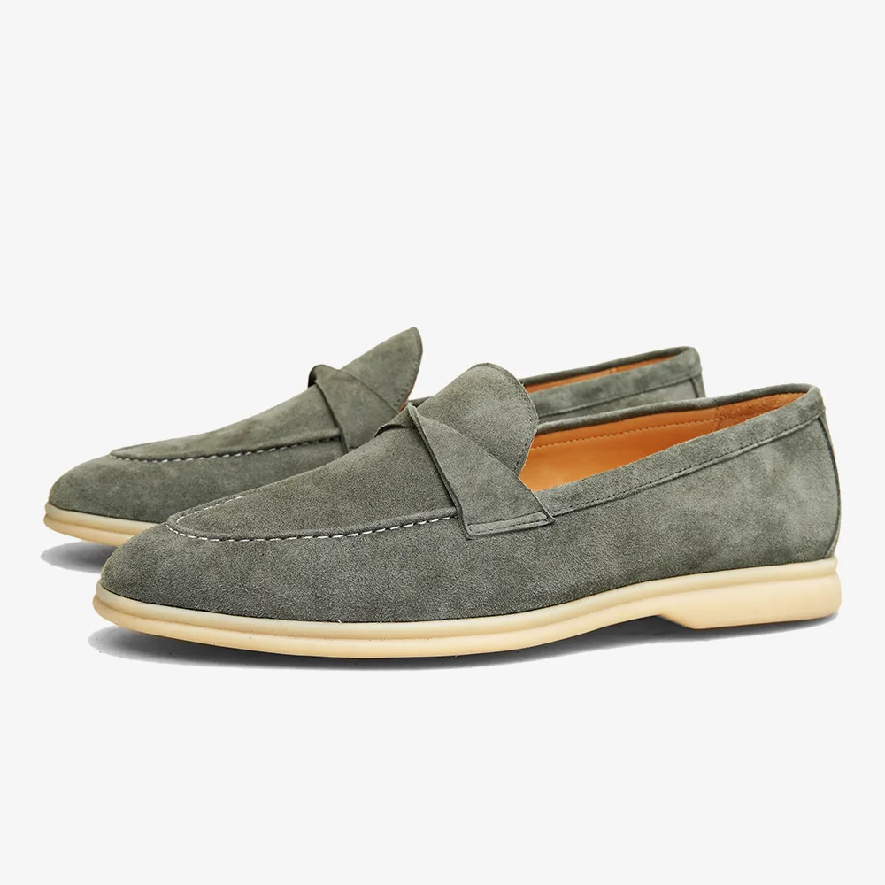 PATINASTAR Penny‑style Casual Suede Loafers Shoes