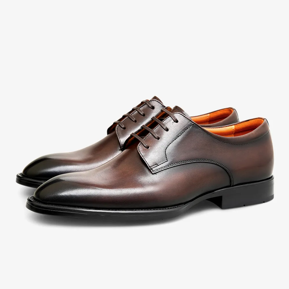 PATINASTAR Hand-Patina Derby Shoes