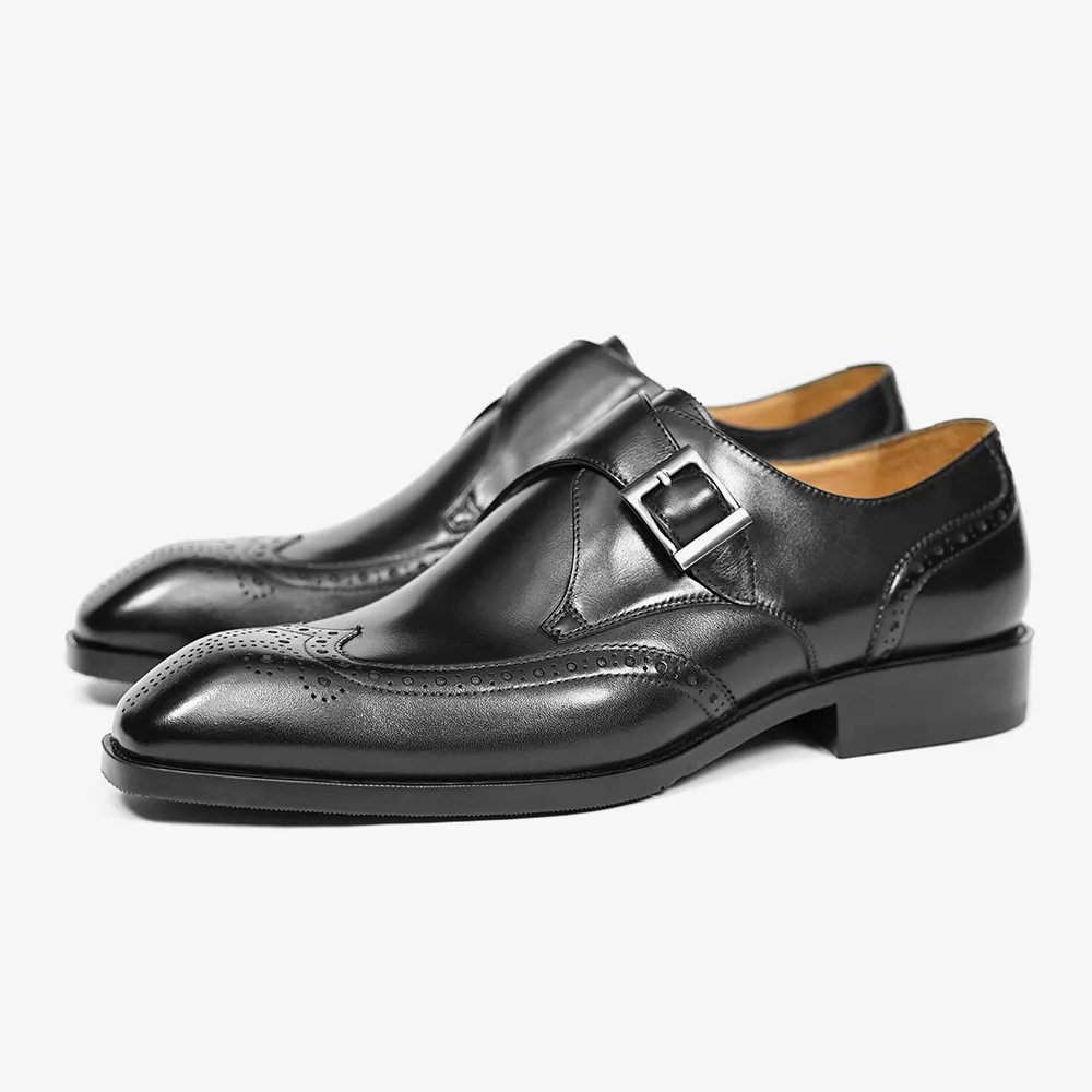 PATINASTAR Modern Heritage Monk Strap Shoes