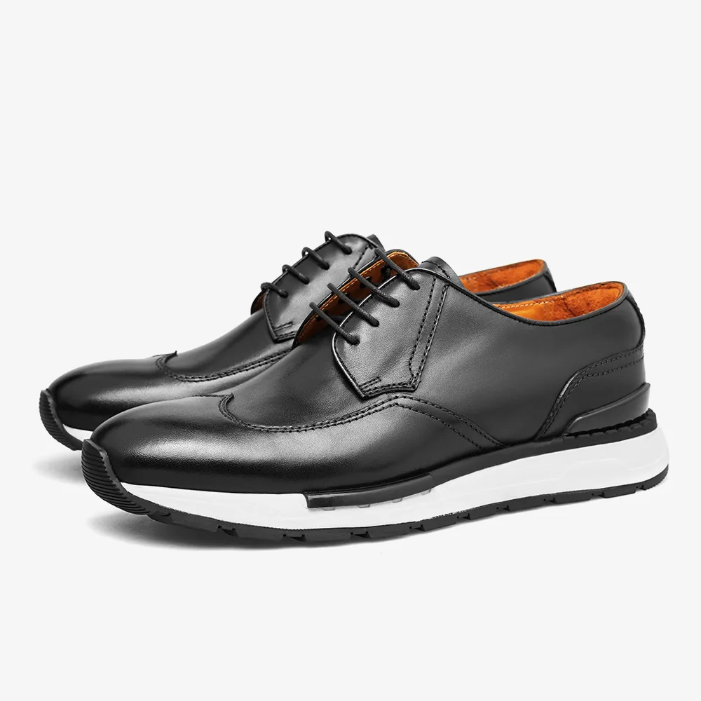 PATINASTAR Modern Leather Dress Sneakers Shoes